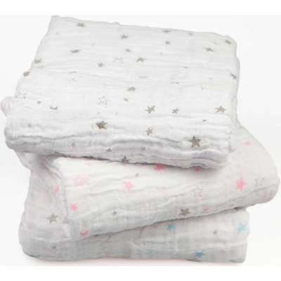 Baby Sense Muslin Receiver (Pink)