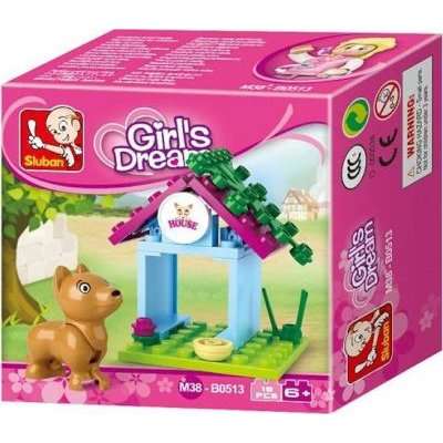 Sluban Girl's Dream - Dog House (19 Pieces)