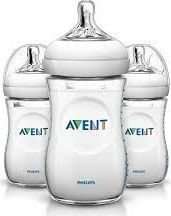 Philips AVENT Natural Feeding Bottle 260ml (Pack of 3) (1 Month+)