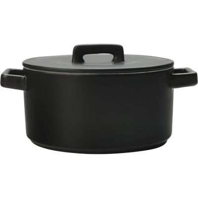 Maxwell & Williams Epicurious Round Casserole (2.6L | Black)