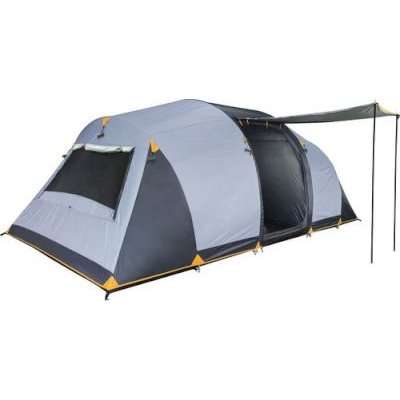 Oztrail Genesis 9P Tent (9 Person) (Grey / Blue) - Awning Poles Sold Separately