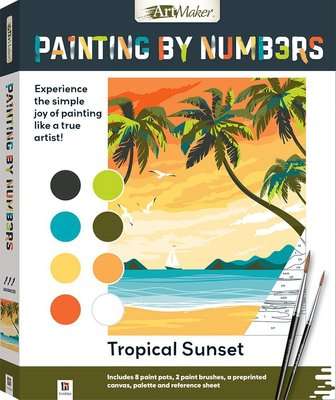 ArtMaker Painting By Numbers: Tropical Sunset - (Advanced) (Kit)
