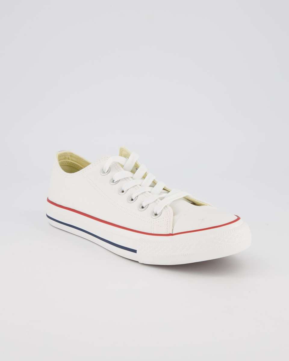 Soviet Viper Basic Canvas Low Cut Lace Up - White (7)