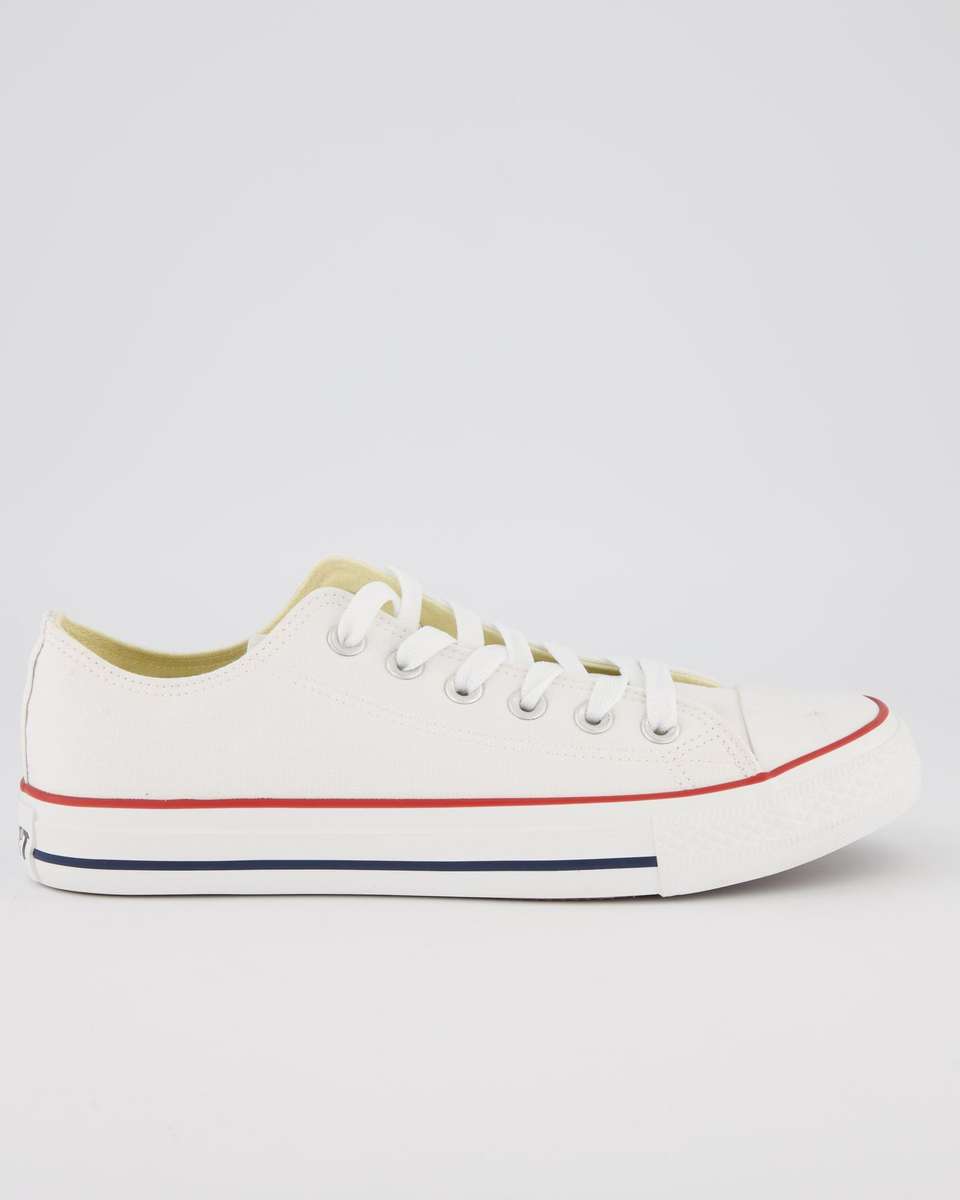 Soviet Viper Basic Canvas Low Cut Lace Up - White (7)