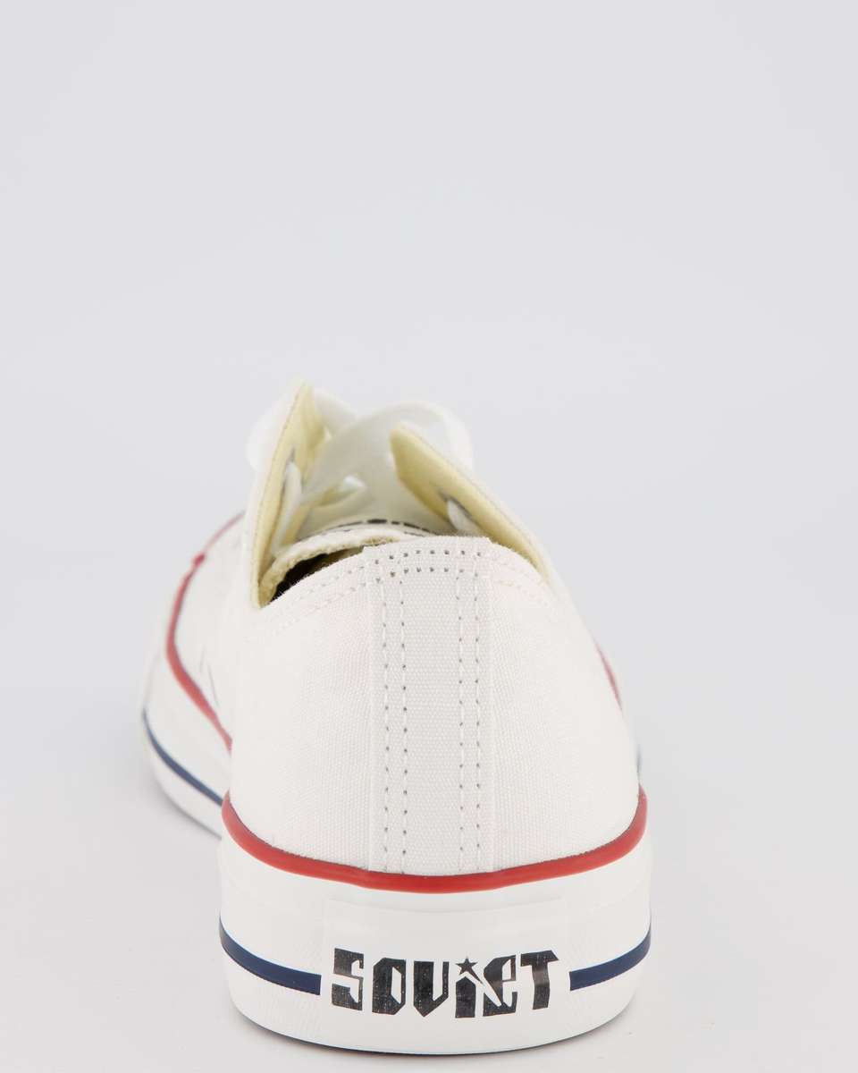 Soviet Viper Basic Canvas Low Cut Lace Up - White (7)