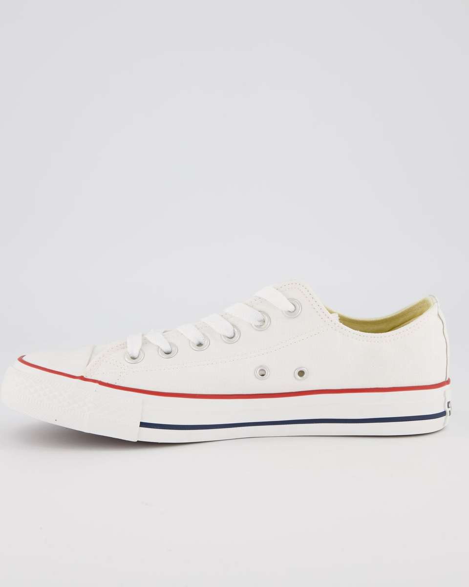 Soviet Viper Basic Canvas Low Cut Lace Up - White (7)