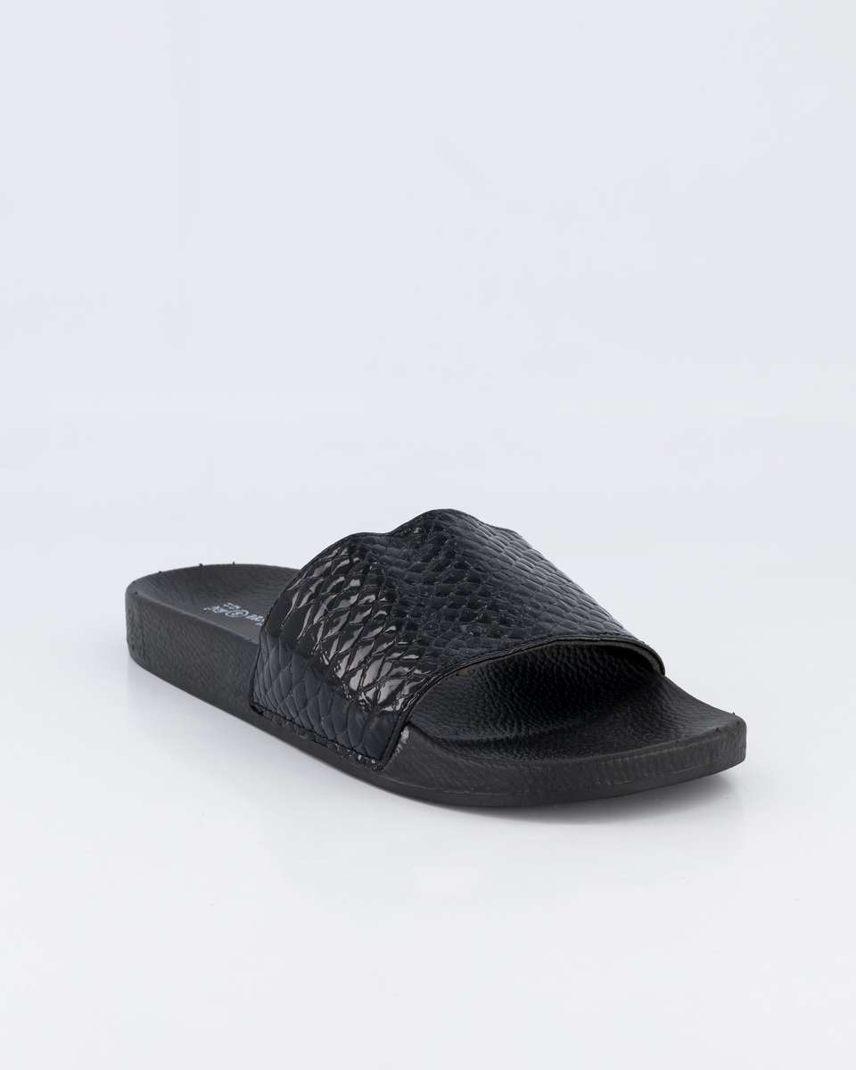 Brave Soul Pool Sliders - Black Croc (10)