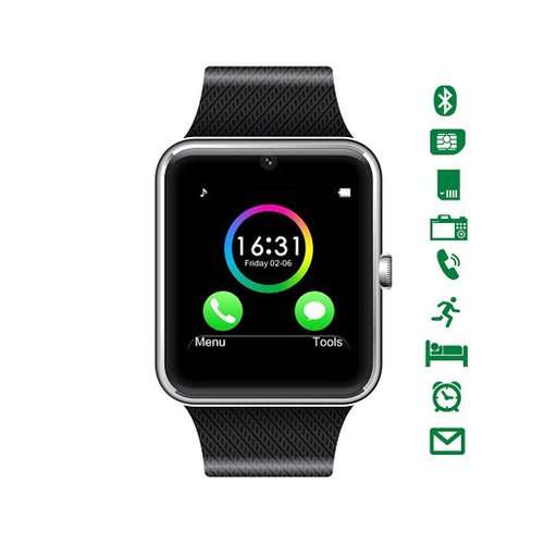 GT08 smartwatch with SIM slot - Silver - Open Box