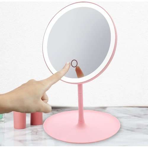 LED Makeup Mirror Storage Tray