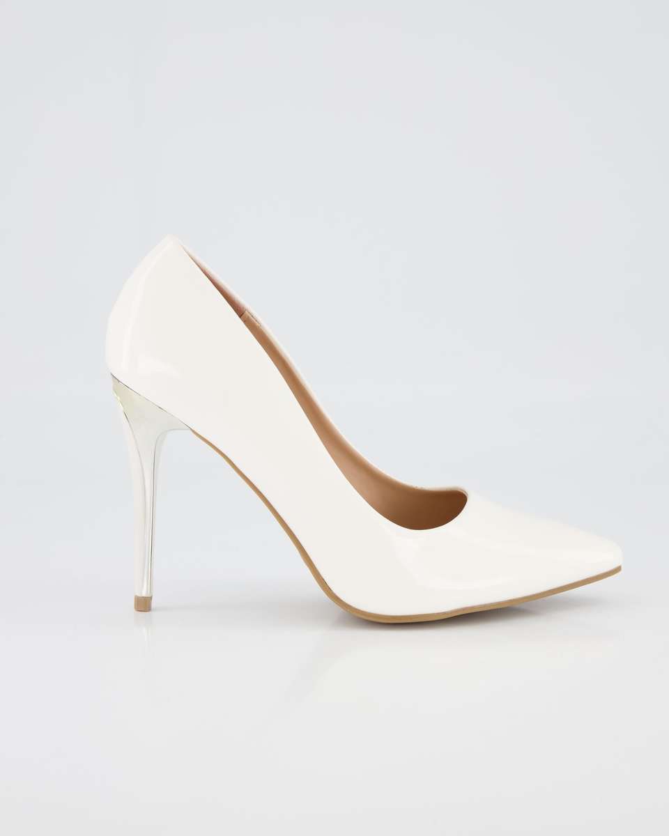 Jada Footwear Stiletto Court - Cream (5)