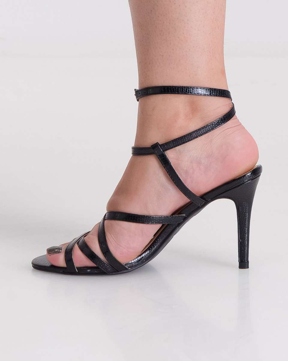 Sarah J Strappy Heel - Black (7)