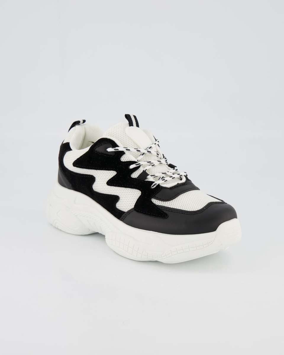 Jada Footwear Chunky Sneaker - Black / White (4)