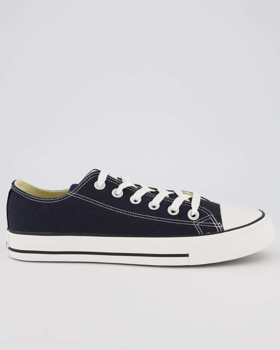 Soviet Viper Basic Canvas Low Cut Lace Up - Navy (7)