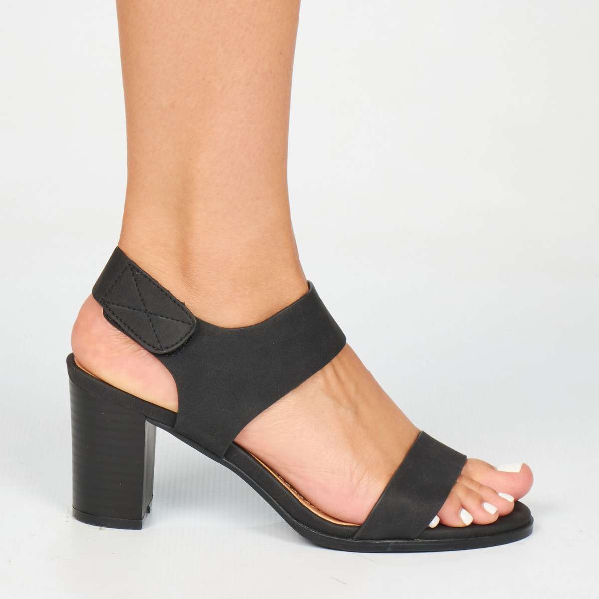 Butterfly Feet Syrina Block Heel - Black (8)