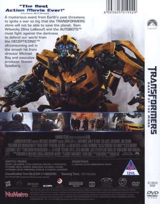 Transformers 3: Dark Of The Moon (DVD)