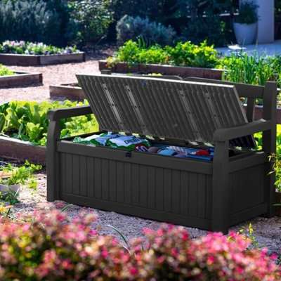 Keter Eden Bench Box (Graphite)