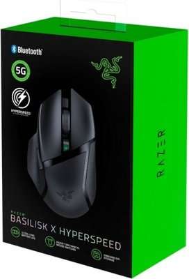 Razer Basilisk X HyperSpeed Advanced Optical Wireless Gaming Mouse (Black)