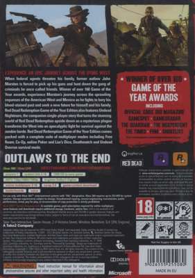 Red Dead Redemption - Game of the Year Edition (XBox 360, DVD-ROM)