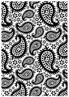 Embossing Folder - Paisley (4x6)