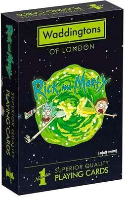 Waddingtons No.1 Playing Cards - Rick and Morty