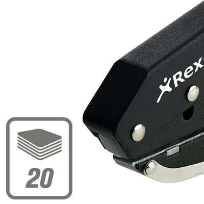 Rexel S120 Plier Punch (Single Hole)(Black)