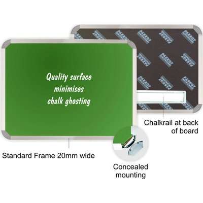 Parrot Non-Magnetic Chalk Board (1500mm x 1200mm)