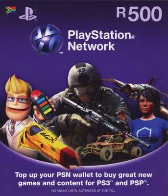 Playstation Network Voucher (PSN) - R500