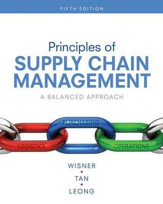 Principles of Supply Chain Management - A Balanced Approach (Hardcover, 5th edition)
