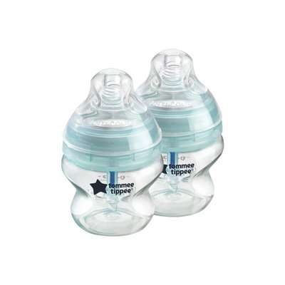 Tommee Tippee Closer to Nature Advanced Comfort Baby Bottles (150 ml | 2 Pack)