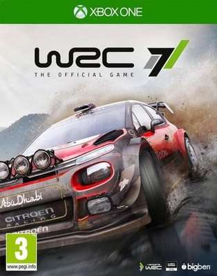 WRC7 (XBox One, Blu-ray disc)