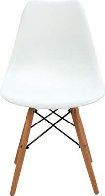 Addis Shell Chair with Wooden Legs
