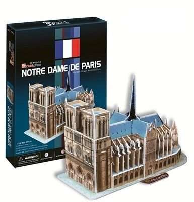 Cubic Fun 3D Puzzle - Notre Dame Paris (40 Pieces)