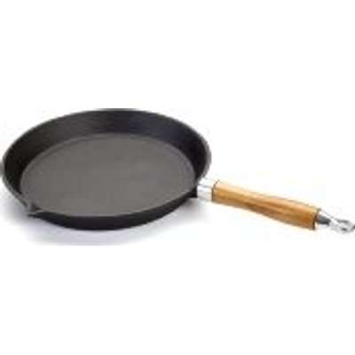Oztrail 25cm Frying Pan with Wood Handle