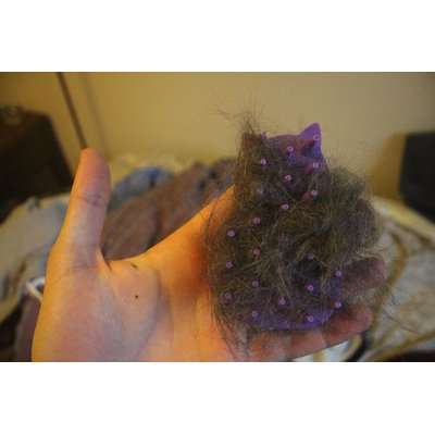 KONG Cat ZoomGroom Grooming Tool (Purple)