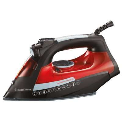 Russell Hobbs Garment Complete Steam Iron (Red & Black)