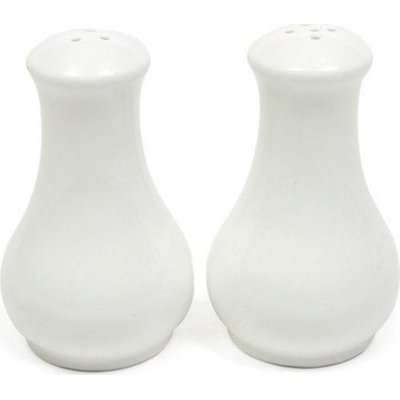 Maxwell & Williams White Basics Fluted Salt & Pepper