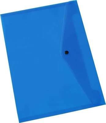 Bantex Lightweight Flat Landscape Business Envelope (A4)(Cobalt Blue)