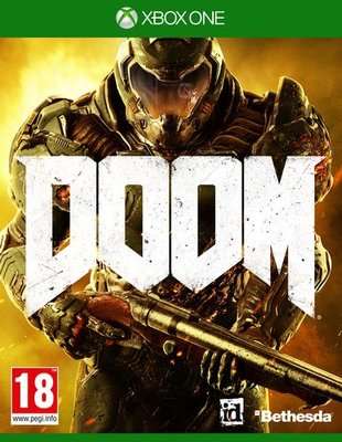 DOOM (XBox One, Blu-ray disc)
