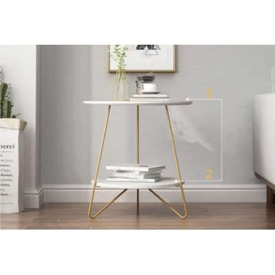Fine Living Capital 2 Tier Side Table (Small)