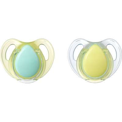 Tommee Tippee - Essentials Cherry Soother (0 - 6 Months | Supplied Colour May Vary | 2 Pack)