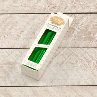 Couture Creations GoPress Heat Activate Foil (Christmas Green with Mirror Finish)(125mm x 5m)