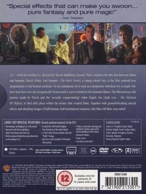 A. I. Artificial Intelligence - 2-Disc Edition (DVD, Boxed set)