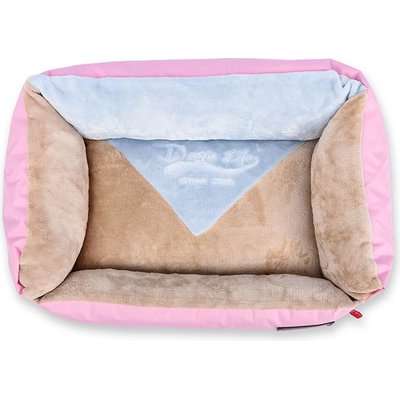Dog's Life Vintage Lounger Waterproof Winter Bed (Pink)