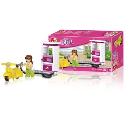 Sluban Girl's Dream - Gas Station (37 Pieces)