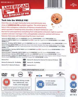 American Pie: The Complete Collection - American Pie 1-8 (DVD, Boxed set)