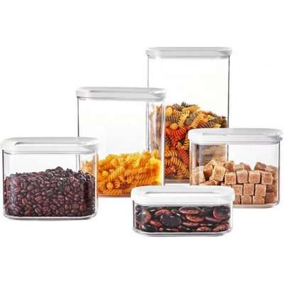 Storage Container Set with Window Lids (5 Piece)