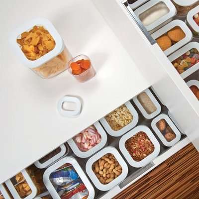 Storage Container Set with Window Lids (5 Piece)