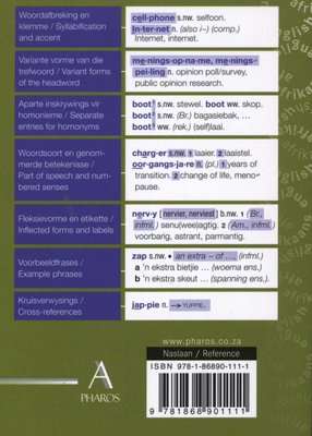 Pharos Tweetalige Sakwoordeboek / Bilingual Pocket Dictionary (Afrikaans, English, Paperback, 5th Re