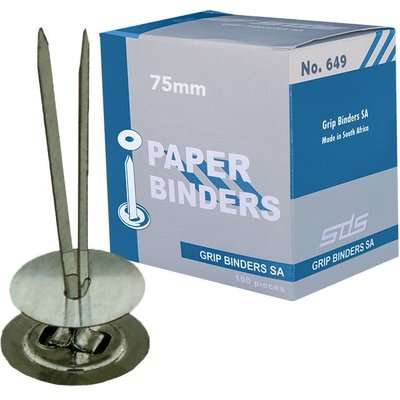 SDS Paper Binder (75mm)(Box of 100)
