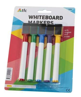 Teacher's First Choice Whiteboard Markers Colour (5 Pieces)